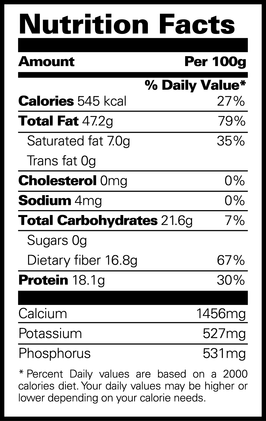 Per value. Nutrition facts. Almond Nutrition facts. Nutrition facts Calories. Amount Nutrition facts.